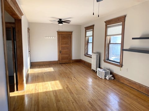 Floor plan for 1 bed, 1 bath, 650 sqft